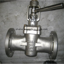 DIN Standard/Pn16 Stainless Steel CF8 Lift Type Plug Valve